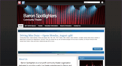 Desktop Screenshot of barronspotlighters.org