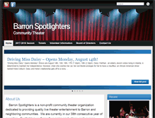 Tablet Screenshot of barronspotlighters.org